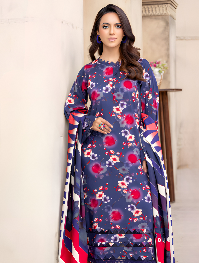 Floral Digital Print Viscos GV-04