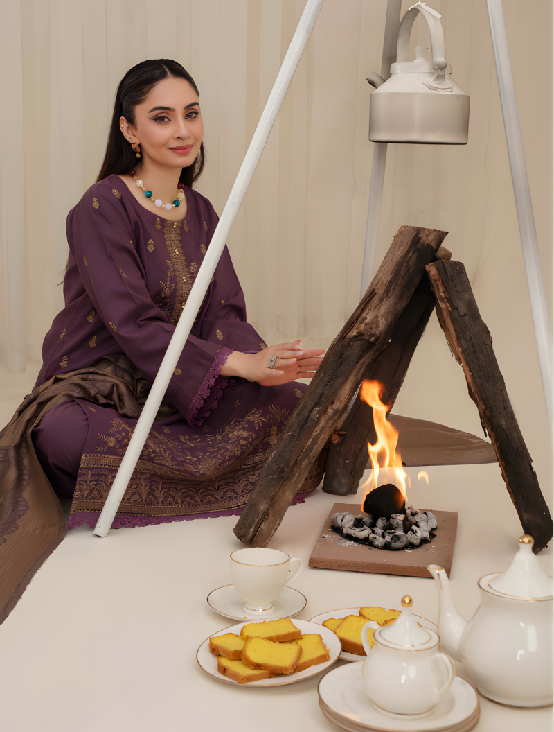 Mattehorn Dhanak Embroidered D-02 - Image 3