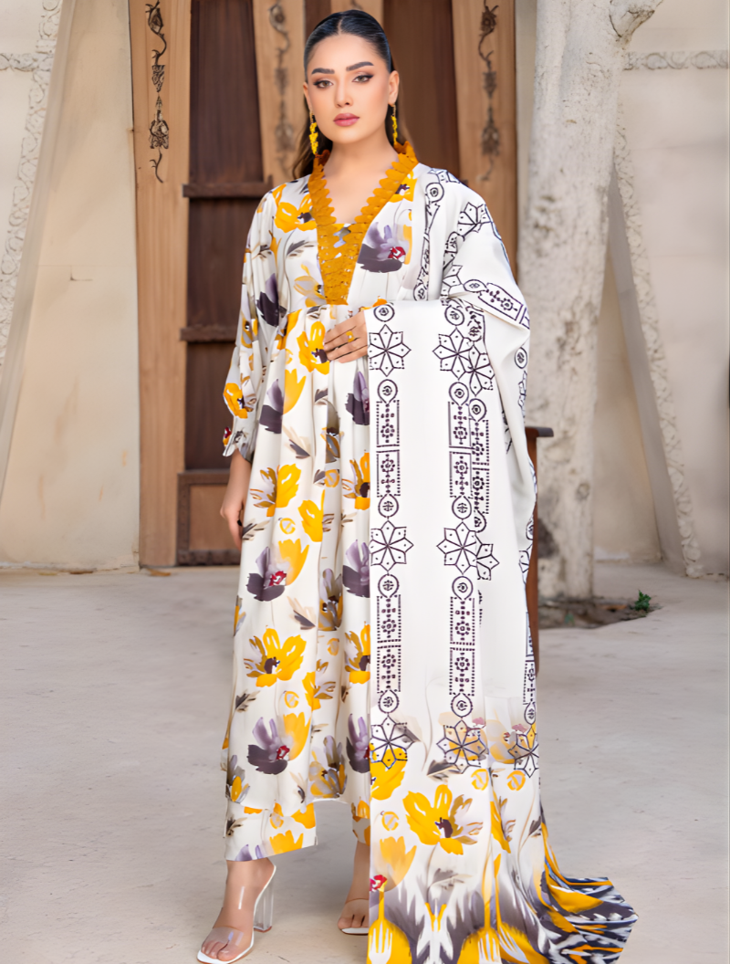 Floral Digital Print Viscos GV-07 - Image 3