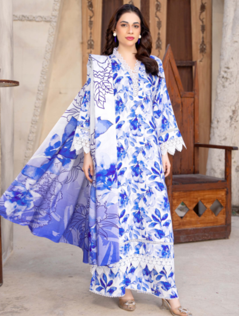 Floral Digital Print Viscos GV-08