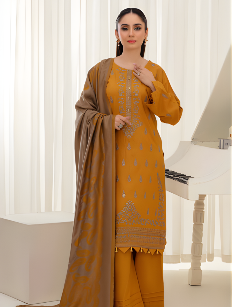 Mai Tai Dhanak Embroidered D-05